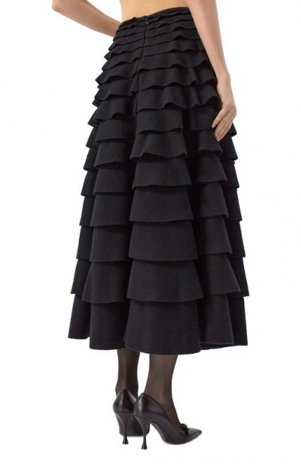 Шерстяная юбка Valentino