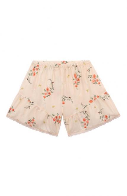 Пижама из хлопка и шелка Amiki Children