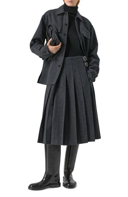 Шерстяная юбка Jil Sander