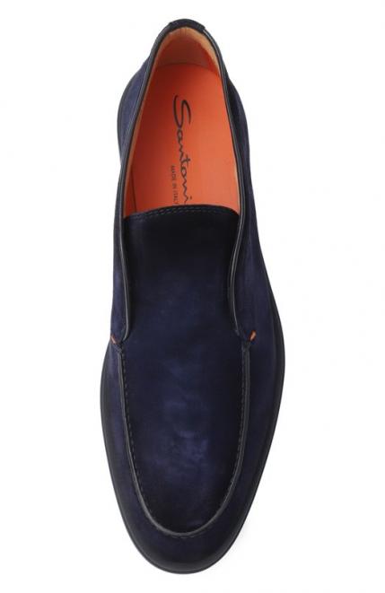 Замшевые ботинки Detroit Santoni