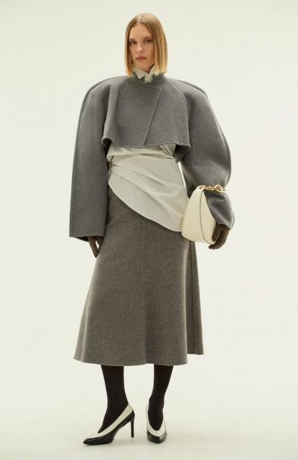 Шерстяная юбка Brunello Cucinelli