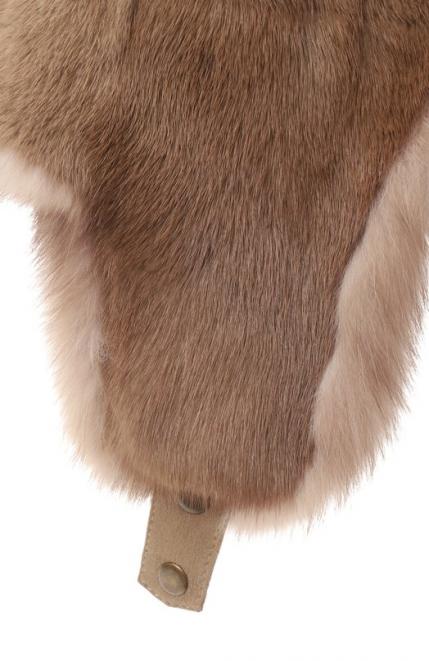 Меховая шапка-ушанка Майкл из соболя и норки FurLand