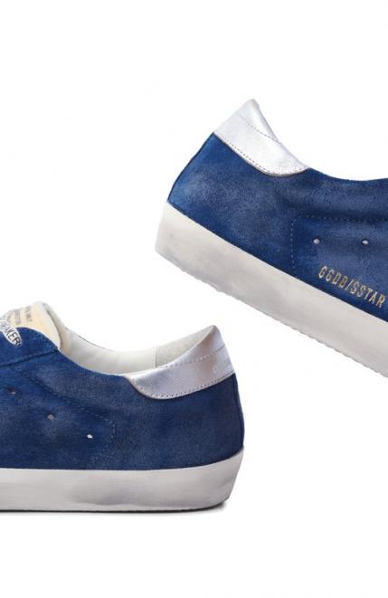 Замшевые кеды Super-Star GOLDEN GOOSE DELUXE BRAND