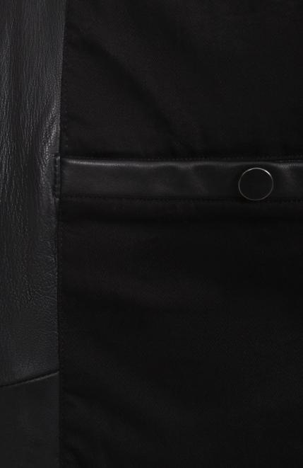 Кожаный бомбер Aeronautica Militare