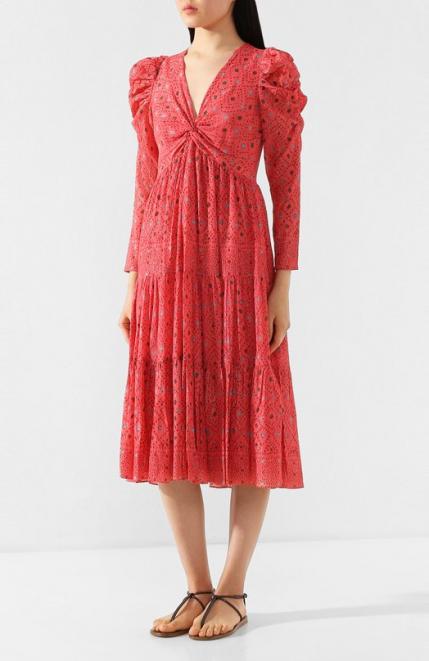 Платье из смеси хлопка и вискозы Ulla Johnson