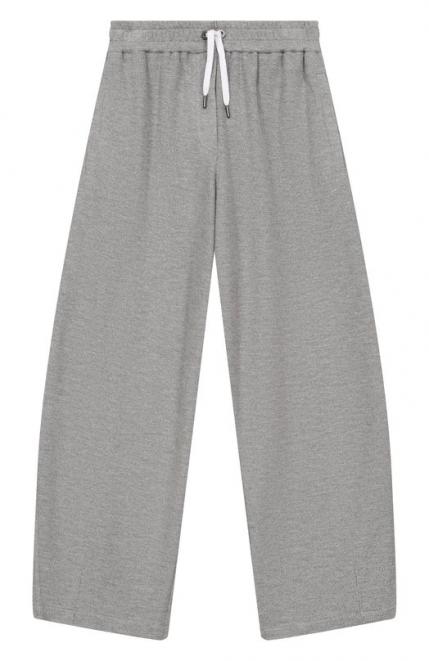 Брюки из вискозы и хлопка Brunello Cucinelli