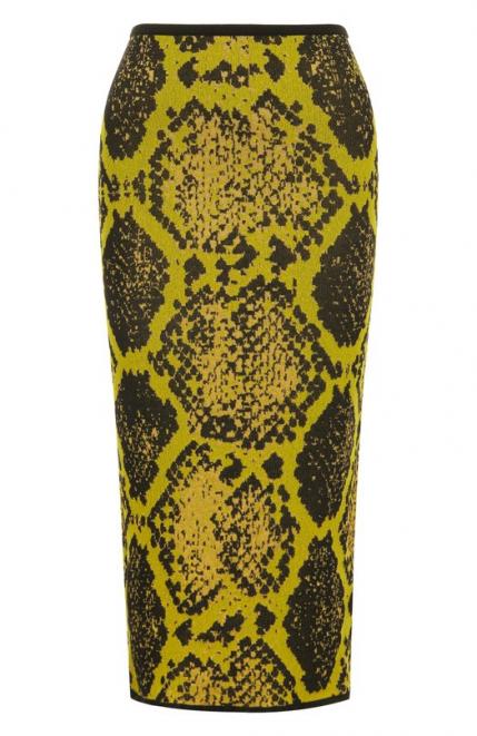 Юбка из вискозы и хлопка The Attico