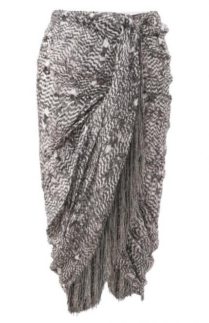 Юбка из вискозы и шелка ISABEL MARANT
