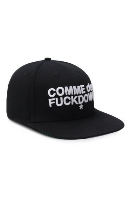 Хлопковая бейсболка Comme des Fuckdown