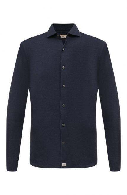 Рубашка из хлопка и кашемира SONRISA