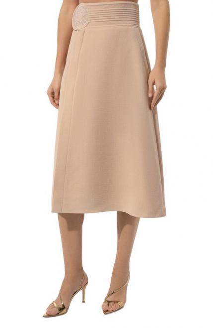 Шерстяная юбка Elie Saab