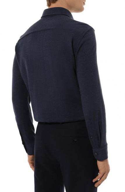 Рубашка из хлопка и кашемира SONRISA