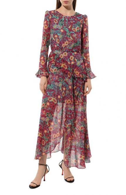 Шелковое платье SALONI