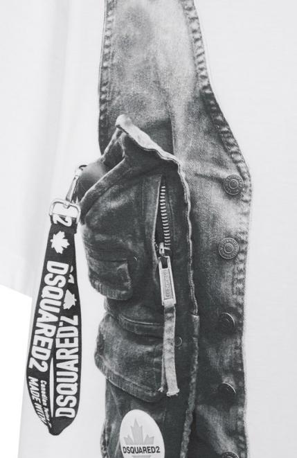 Хлопковая футболка DSquared2