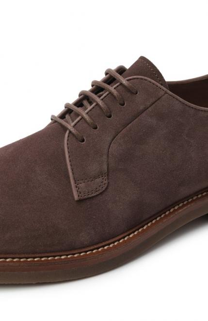 Замшевые дерби Brunello Cucinelli