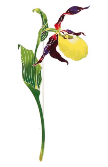 Брошь Венерин башмачок Русские Самоцветы