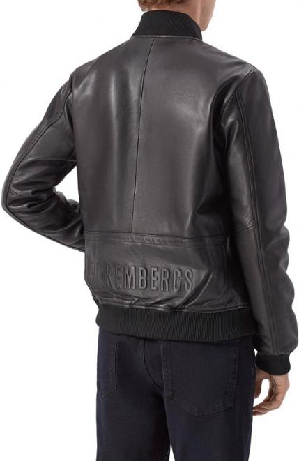 Кожаный бомбер Dirk Bikkembergs