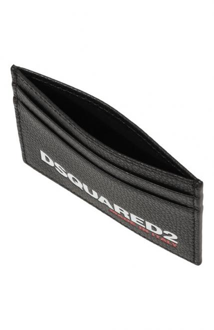 Кожаный футляр для кредитных карт DSquared2