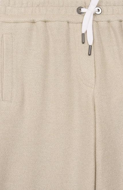 Брюки из вискозы и хлопка Brunello Cucinelli