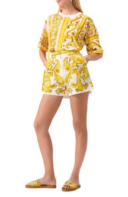 Хлопковые шорты Dolce&Gabbana