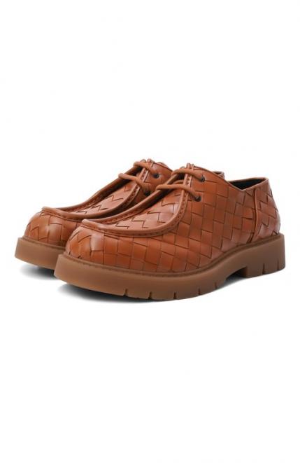 Кожаные ботинки Haddock Bottega Veneta