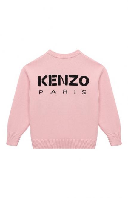 Хлопковый пуловер Kenzo