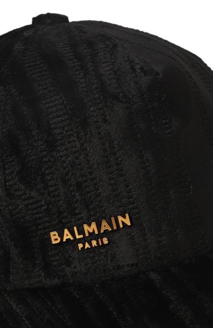 Бейсболка из вискозы и хлопка Balmain