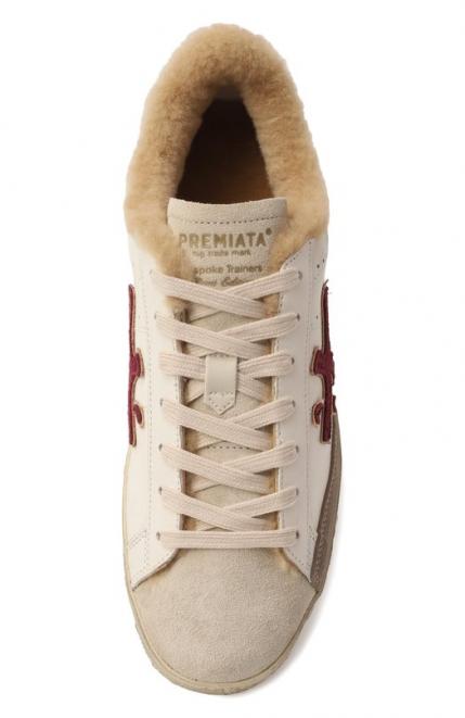 Кожаные кеды Steven D Premiata