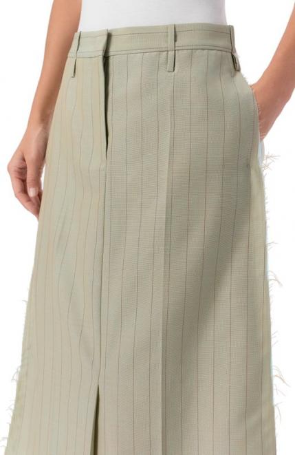 Юбка из шерсти и вискозы Jil Sander