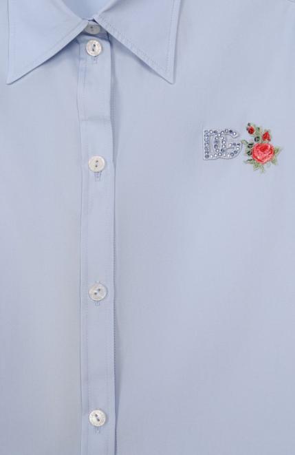 Хлопковая рубашка Dolce&Gabbana