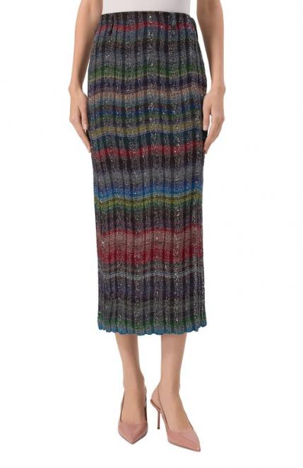 Юбка из вискозы и хлопка Missoni