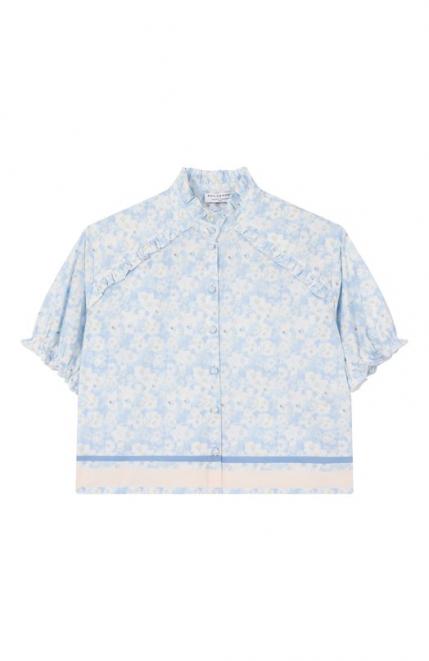 Хлопковая блузка Philosophy Di Lorenzo Serafini Kids