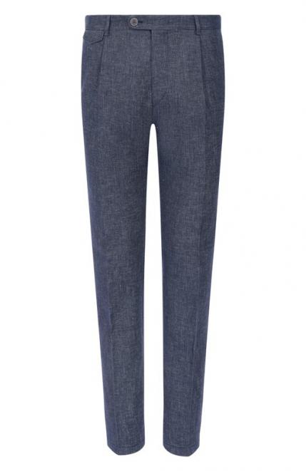 Брюки изо льна и хлопка Windsor