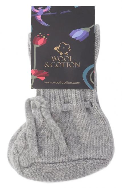 Шерстяные пинетки Wool and Cotton