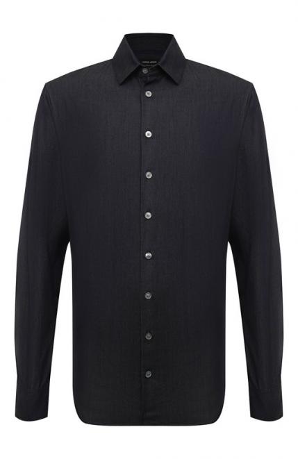 Хлопковая рубашка Giorgio Armani