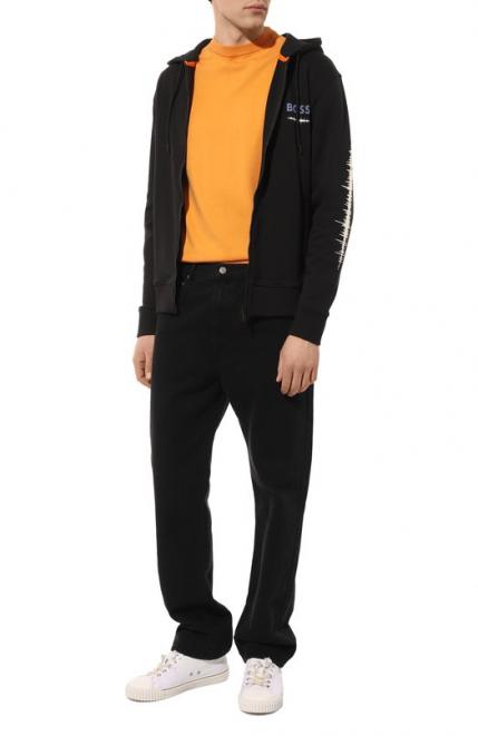 Хлопковая толстовка Boss Orange