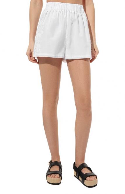 Шорты из хлопка и шелка Lila Eugenie