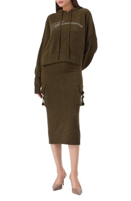 Шерстяная юбка Blumarine