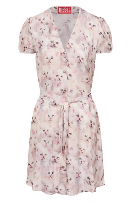 Платье из вискозы D-Ollish Diesel