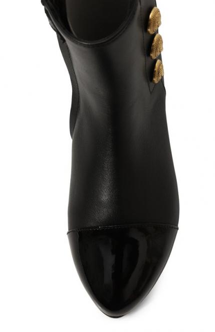 Кожаные полусапоги Balmain