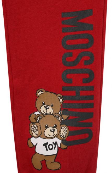 Хлопковые джоггеры Moschino