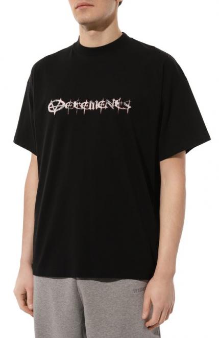 Хлопковая футболка Vetements