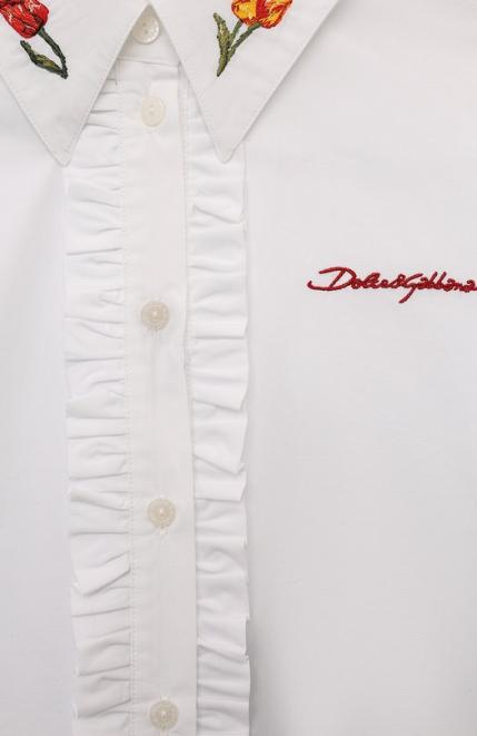 Хлопковая рубашка Dolce&Gabbana