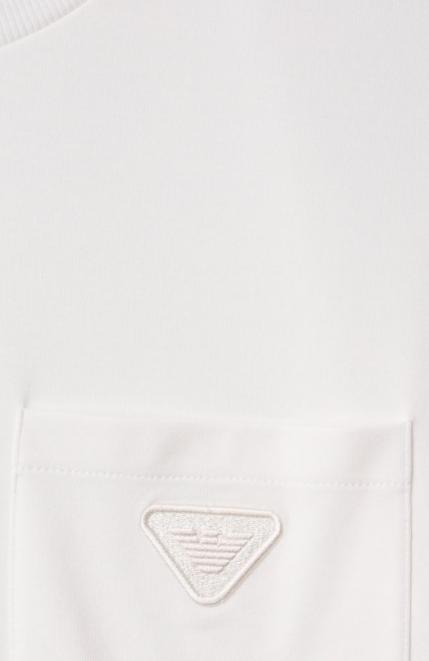 Хлопковая футболка Emporio Armani