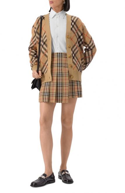 Шерстяная юбка Burberry