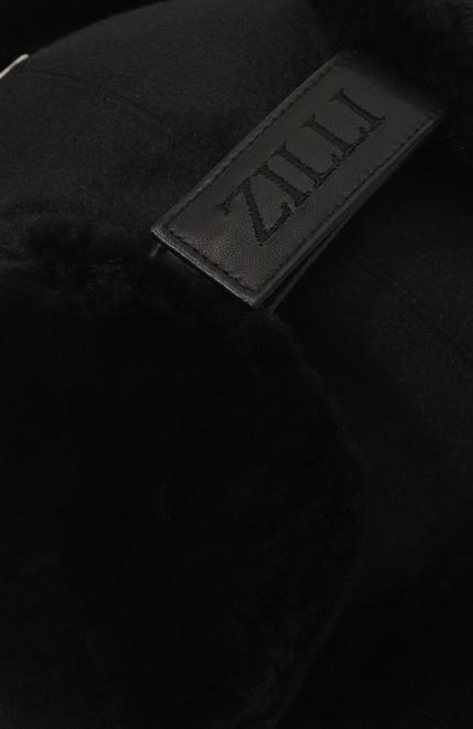 Кашемировая шапка с мехом бобра Zilli