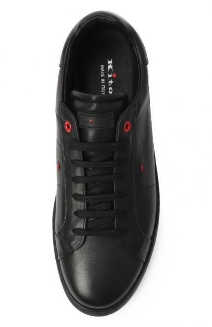 Кожаные кеды KITON