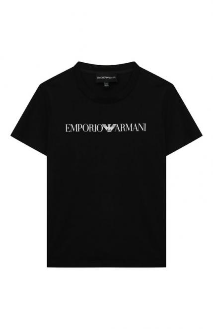 Хлопковая футболка Emporio Armani