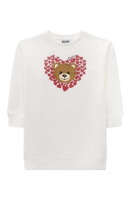 Хлопковое платье Moschino