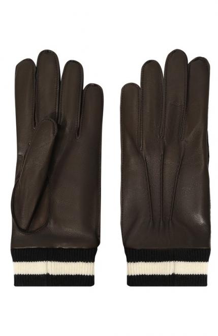Кожаные перчатки Bally